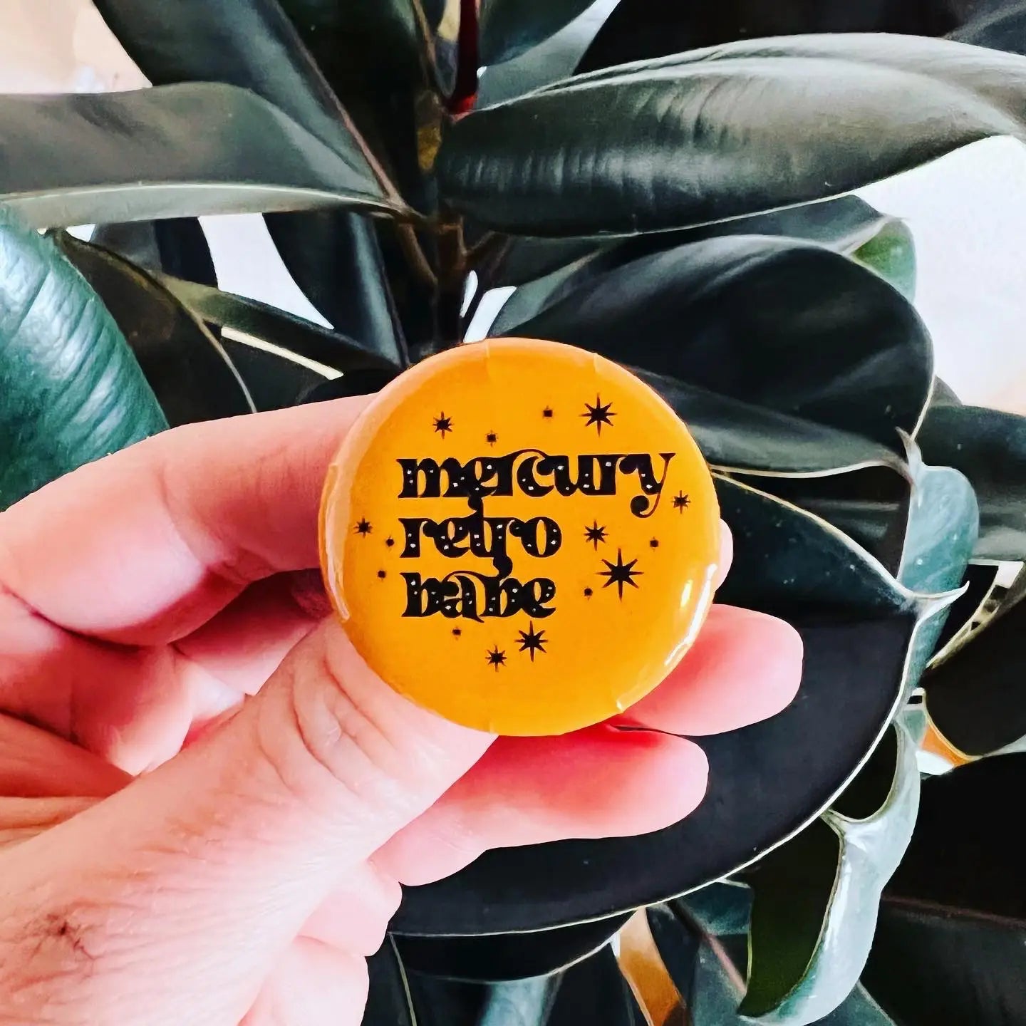 Mercury Retro Babe Button