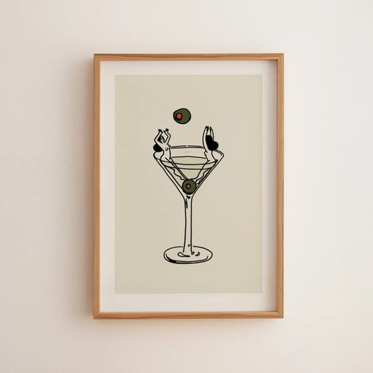 Martini Girls Print