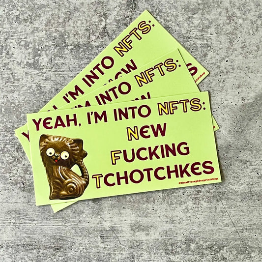 Nfts Bumper Sticker