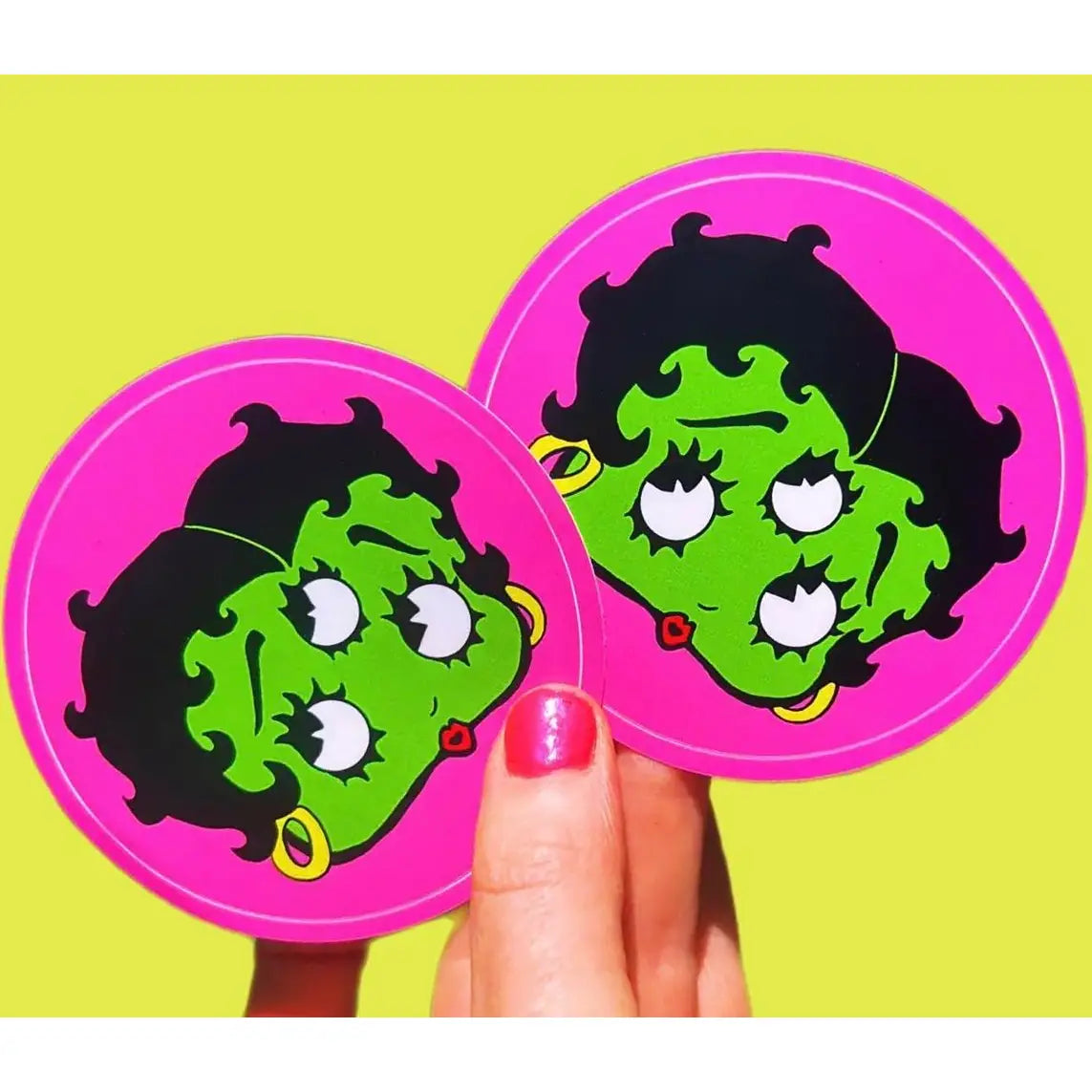 Betty Boop Alien Sticker 3 Inch