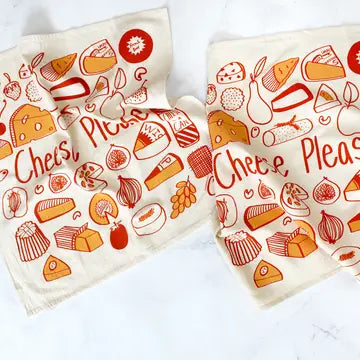 Cheese Please Tea Towel