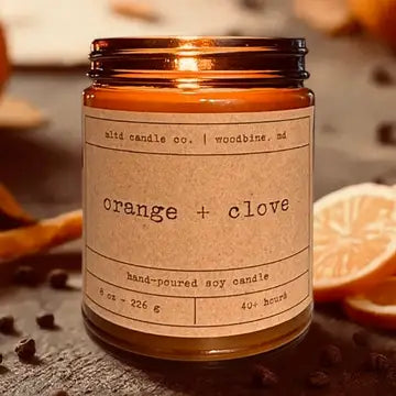 Orange + Clove Soy Candle