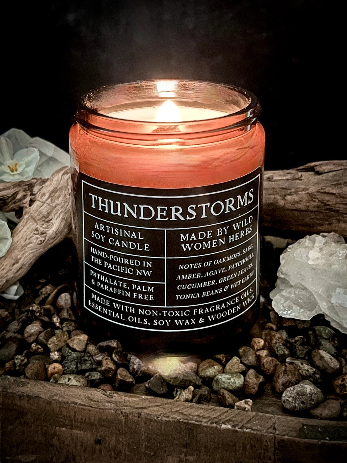 Thunderstorms Candle