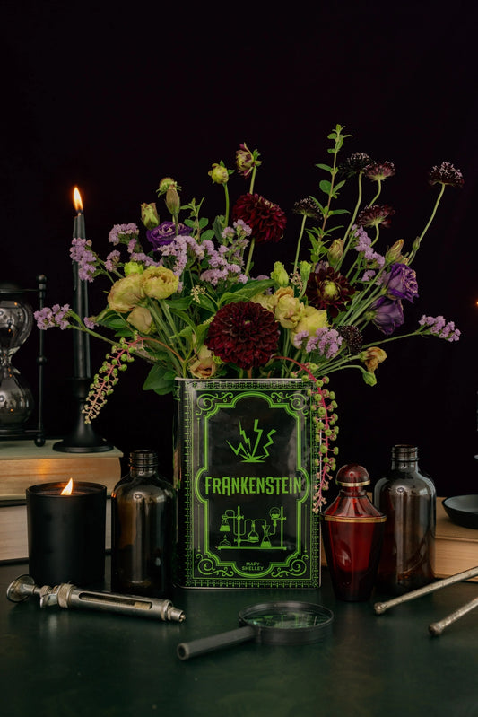 Frankenstein Book Vase