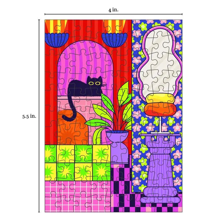 Black Cat Pocket Puzzle