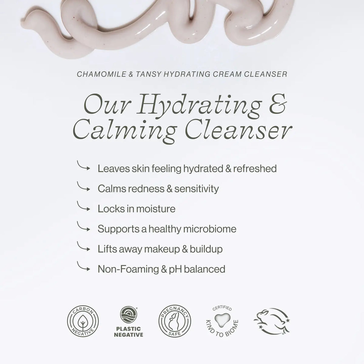 Chamomile & Tansy Hydrating Cream Cleanser