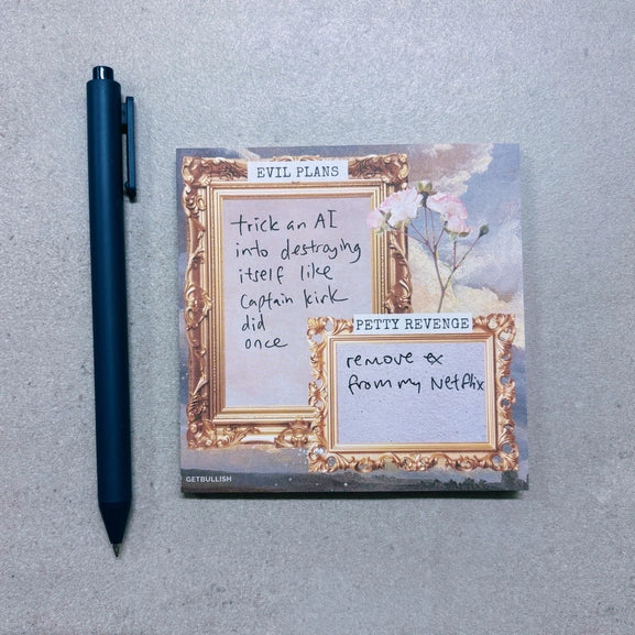 Evil Plans Petty Revenge Sticky Notes