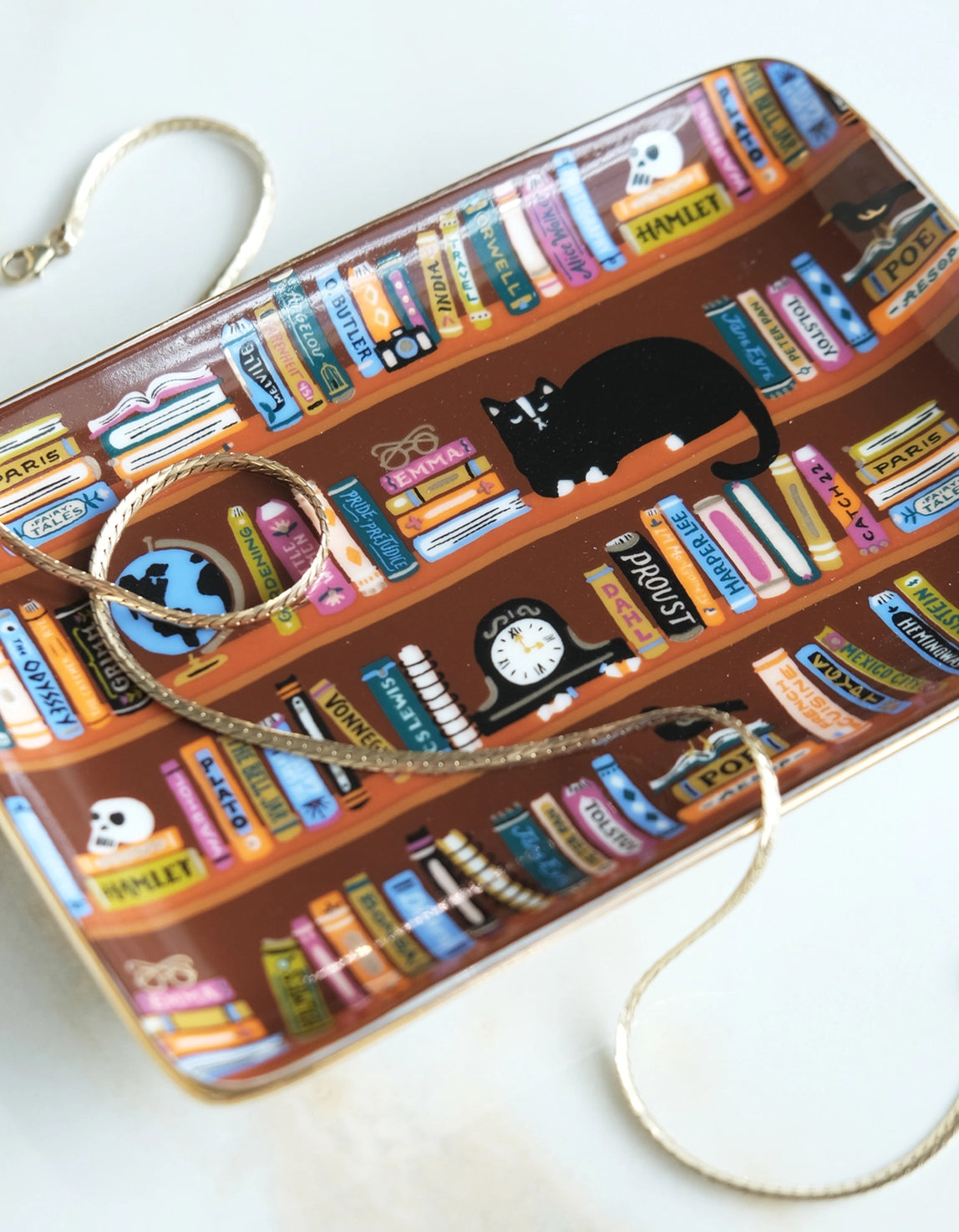Bookshelf Trinket Dish