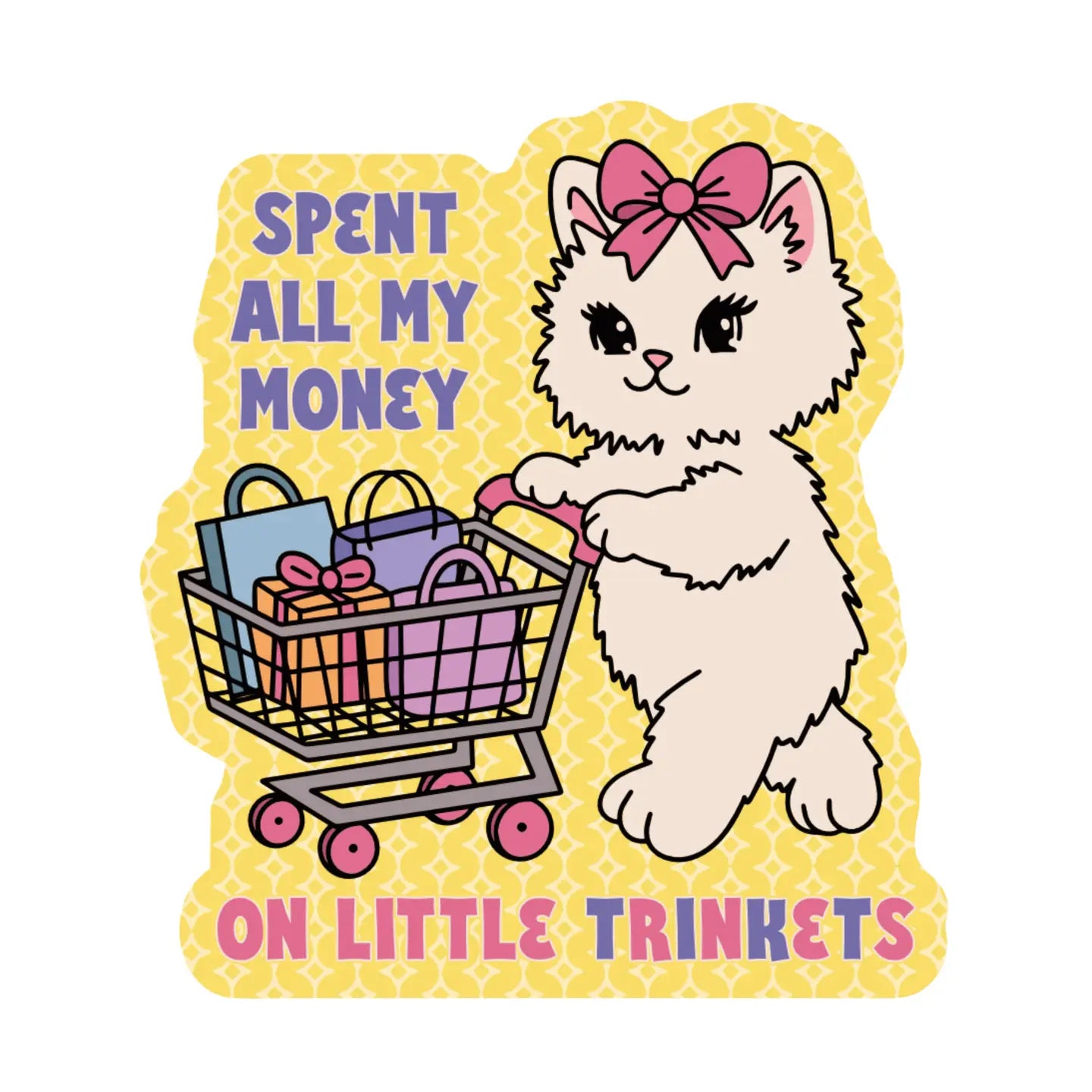 Trinket Kitty Cat Sticker