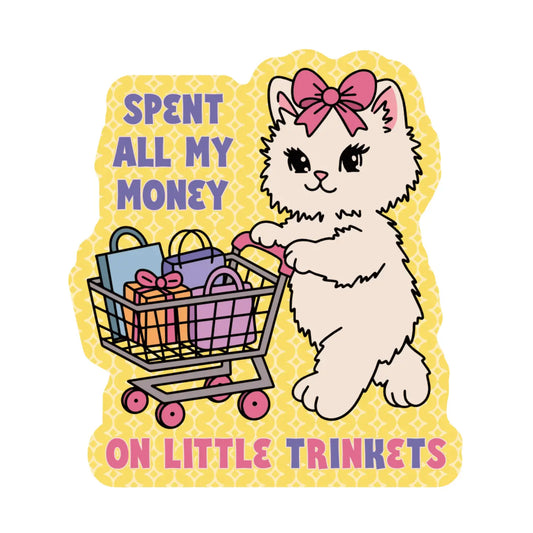 Trinket Kitty Cat Sticker