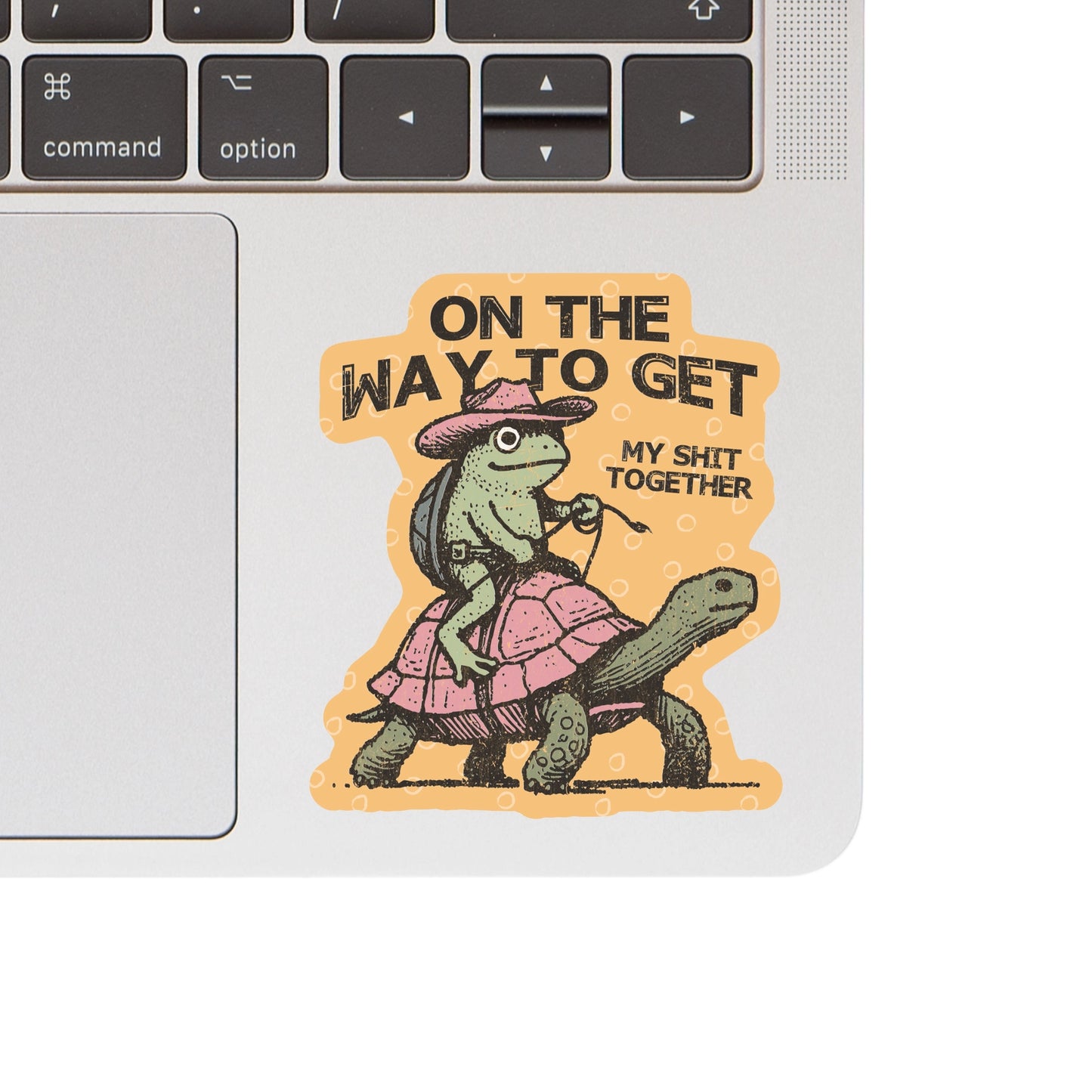 Frog Cowboy Sticker