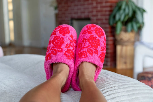 Red Roses Slippers