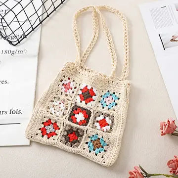 Granny Square Crochet Bag