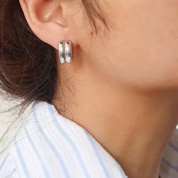 Emma Double C-Hoop Earring