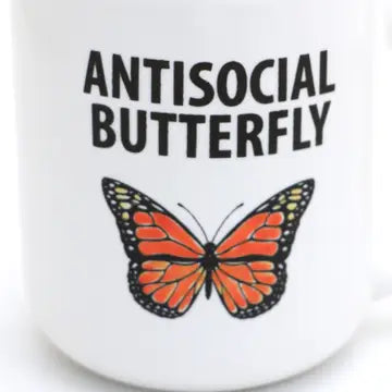 Antisocial Butterfly Mug