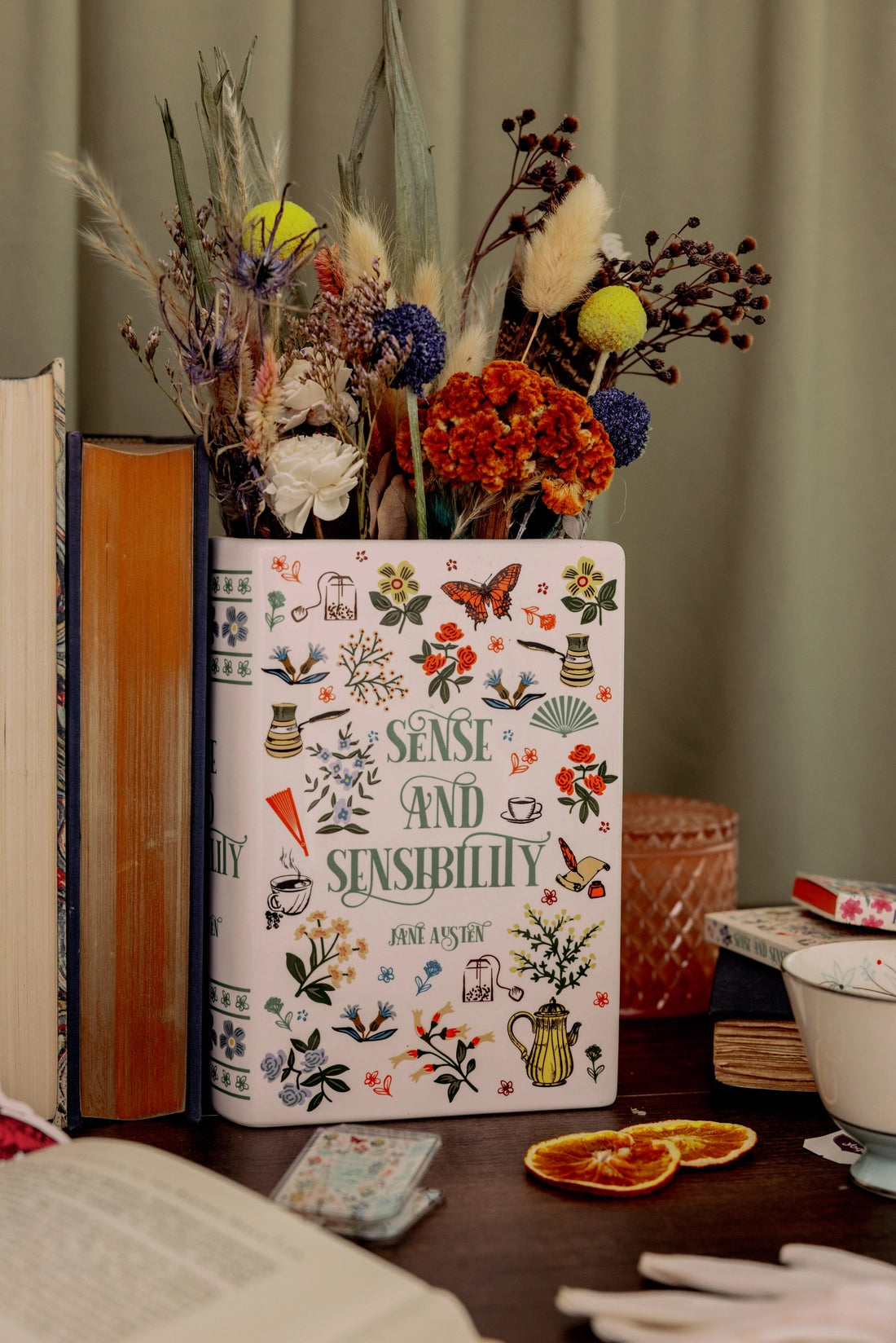Sense and Sensibility Book Vase