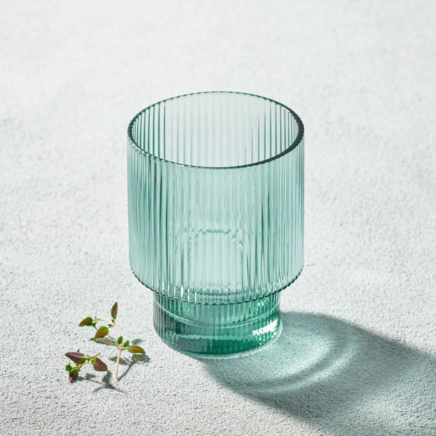 Ribbed Rocks Glass
