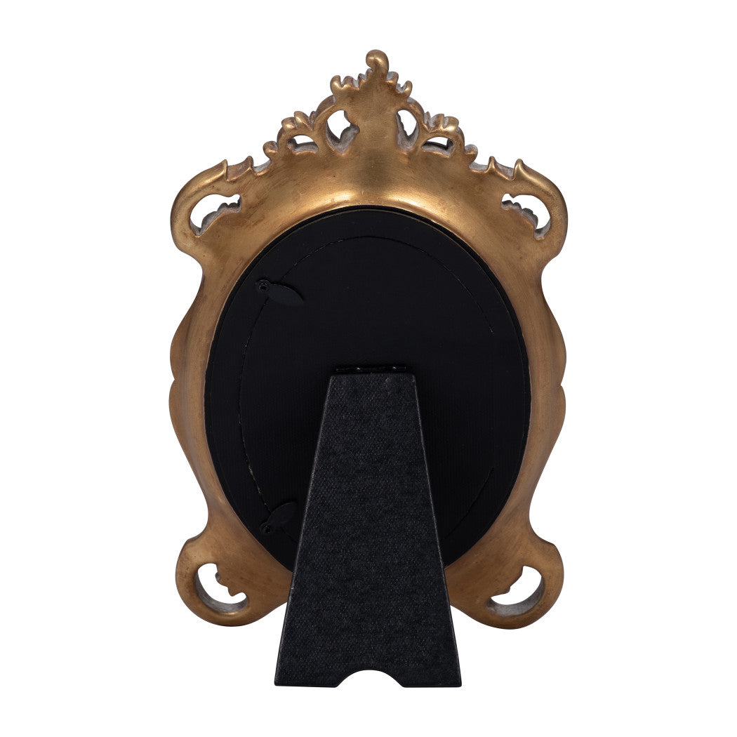 Gold Baroque Oval 4x6 Frame