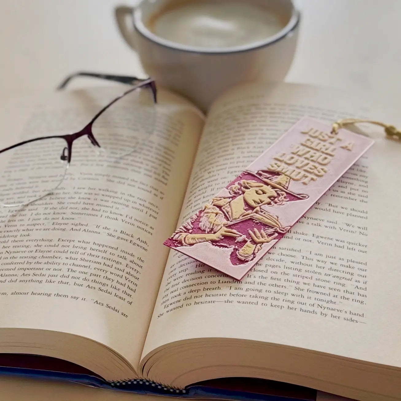 Just A Girl Bookmark