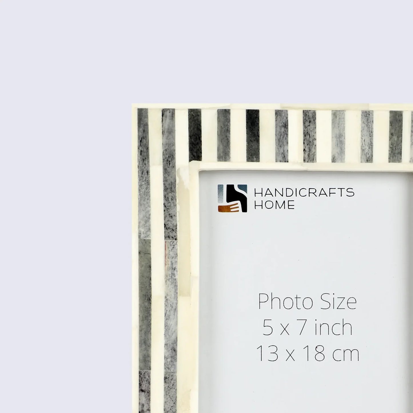 Striped Bone 5x7" Picture Frame