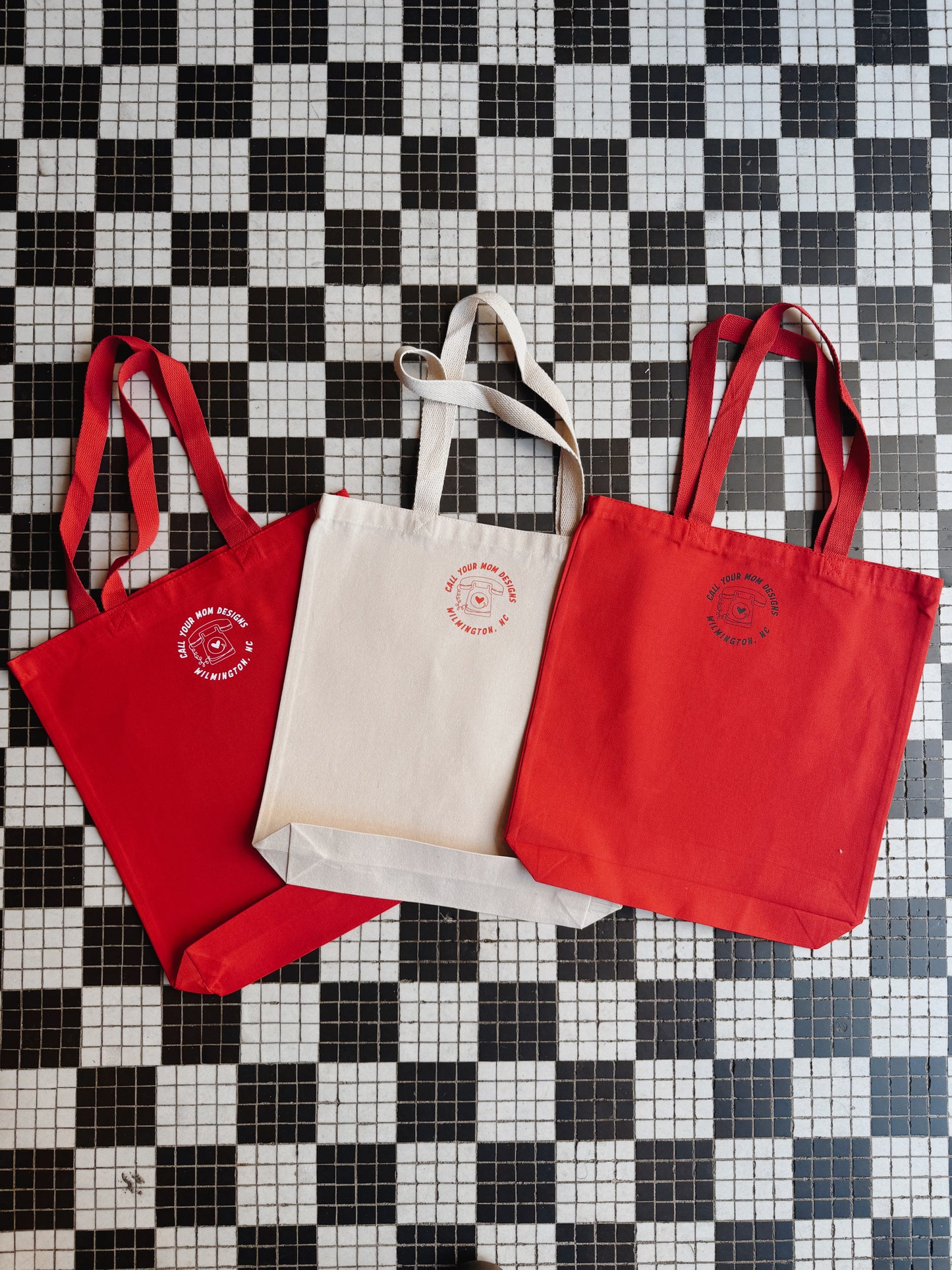 Call Your Mom Wine Tote