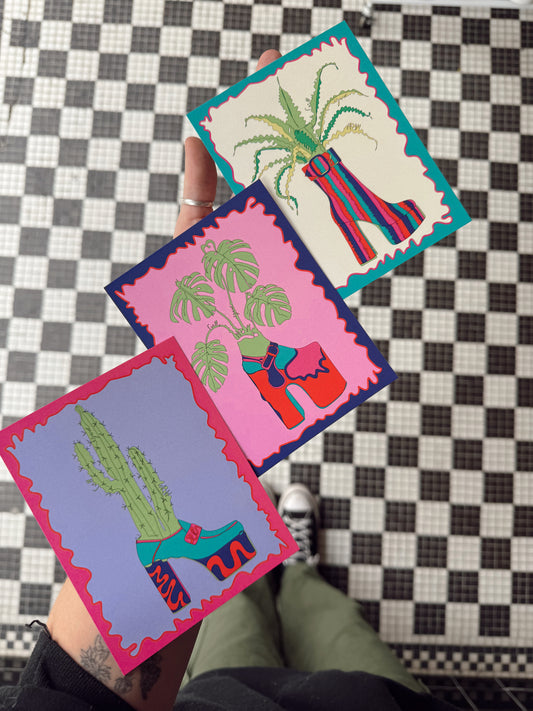 Plants & Platforms Postcards