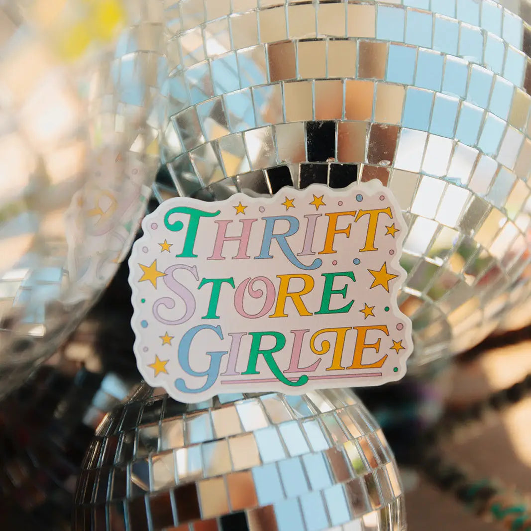 Thrift Store Girlie Sticker