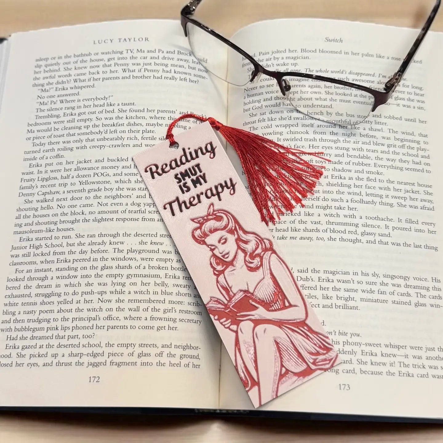 Smut Is My Therapy Bookmark