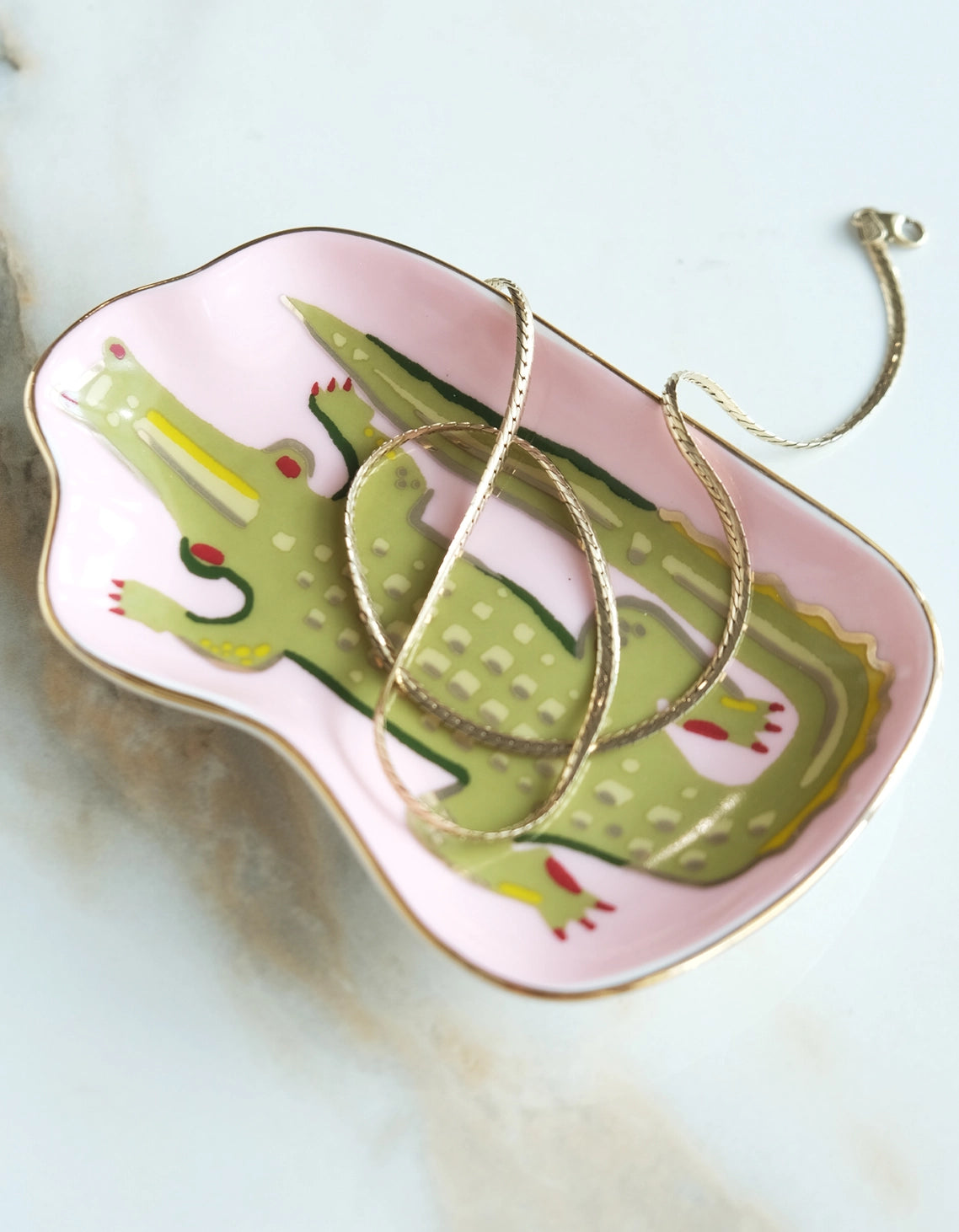 Alligator Trinket Dish