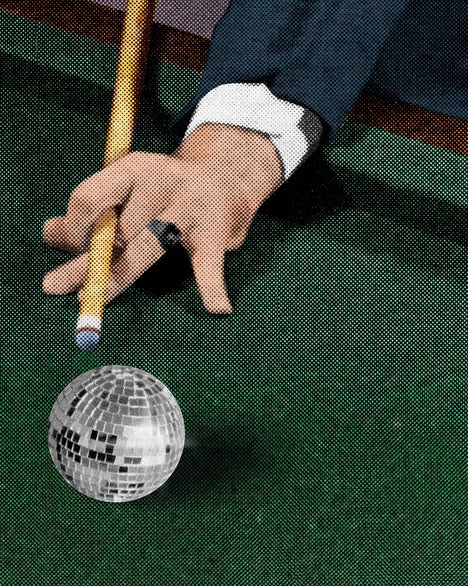 Disco Billiards Art Print
