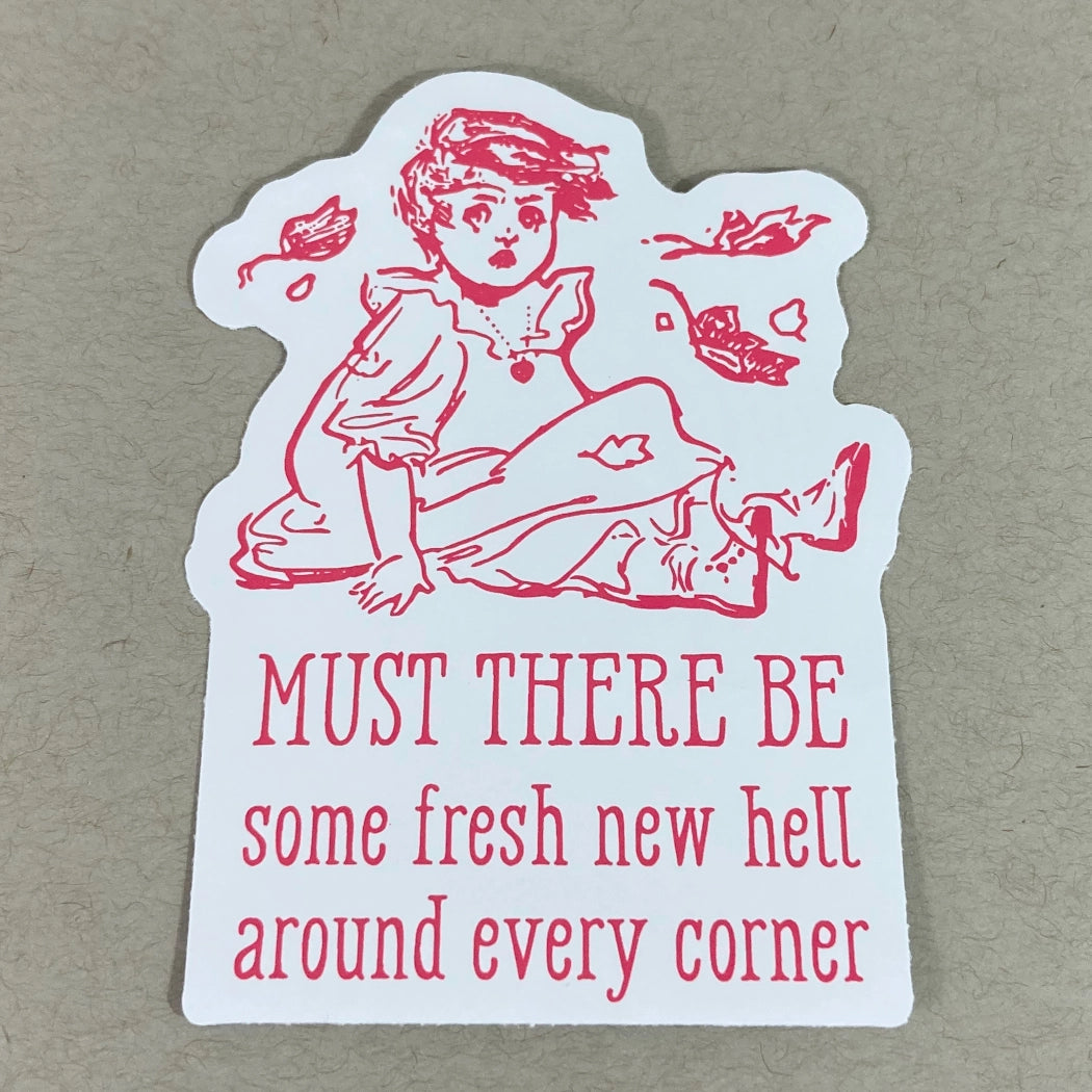 Fresh New Hell Sticker