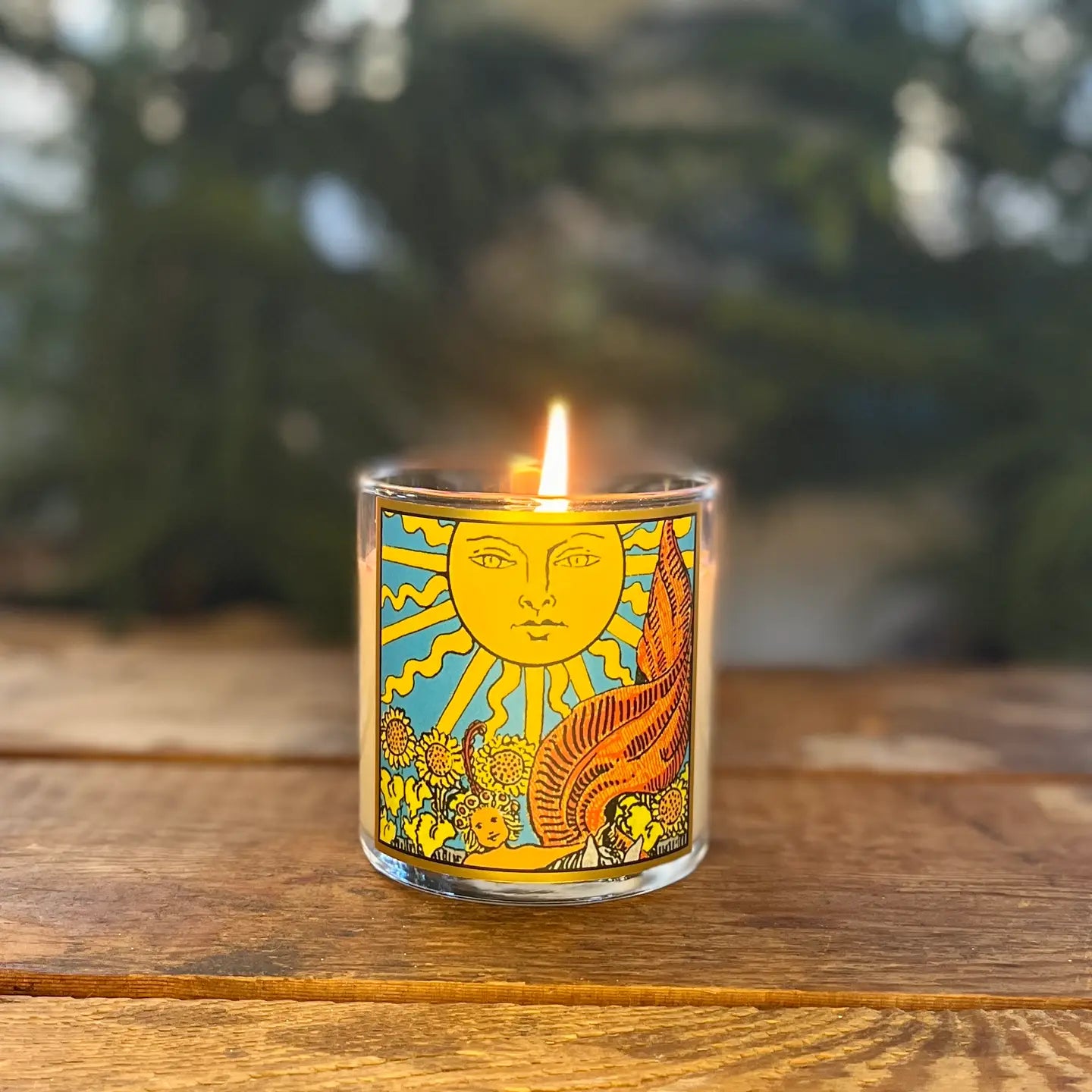 Sun Tarot Candle