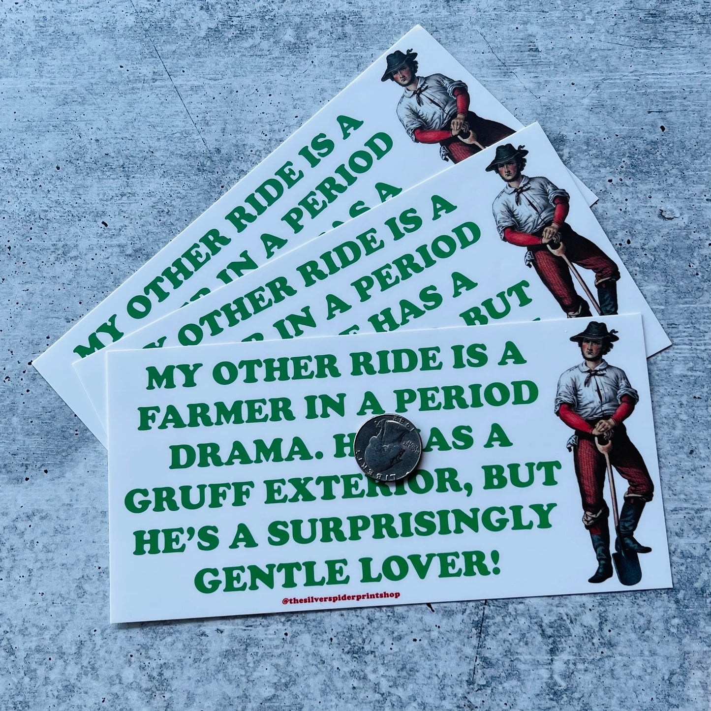 My Other Ride is a Farmer Bumper Sticker