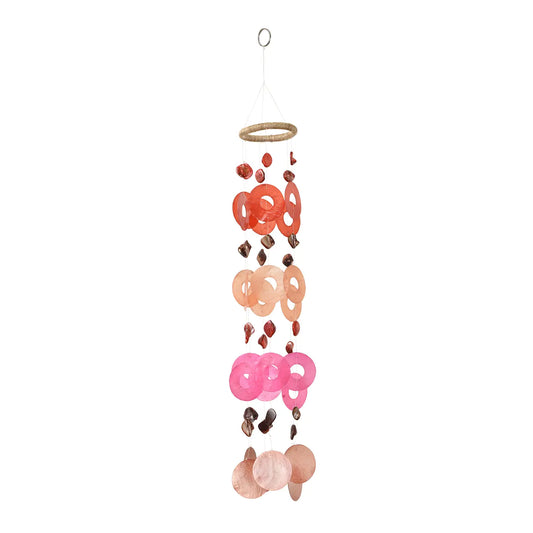 Red + Orange Capiz Wind Chimes