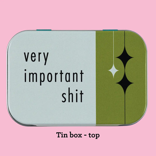 Very Important Shit Stash Tin