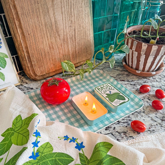 Basil Candle