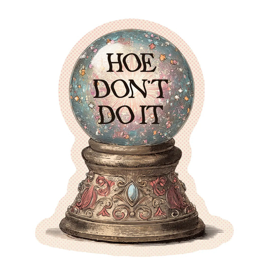 Omen Crystal Ball Sticker