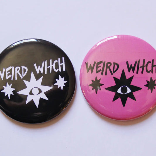 Weird Witch Pocket Mirror