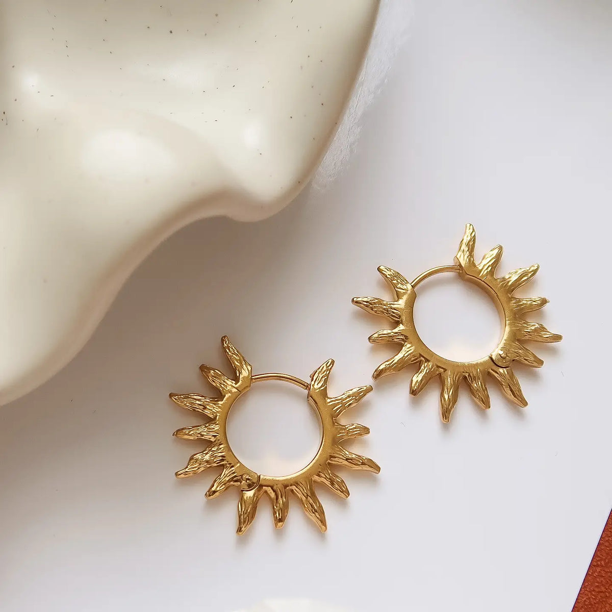 Sablière Sunburst Hoop Earrings