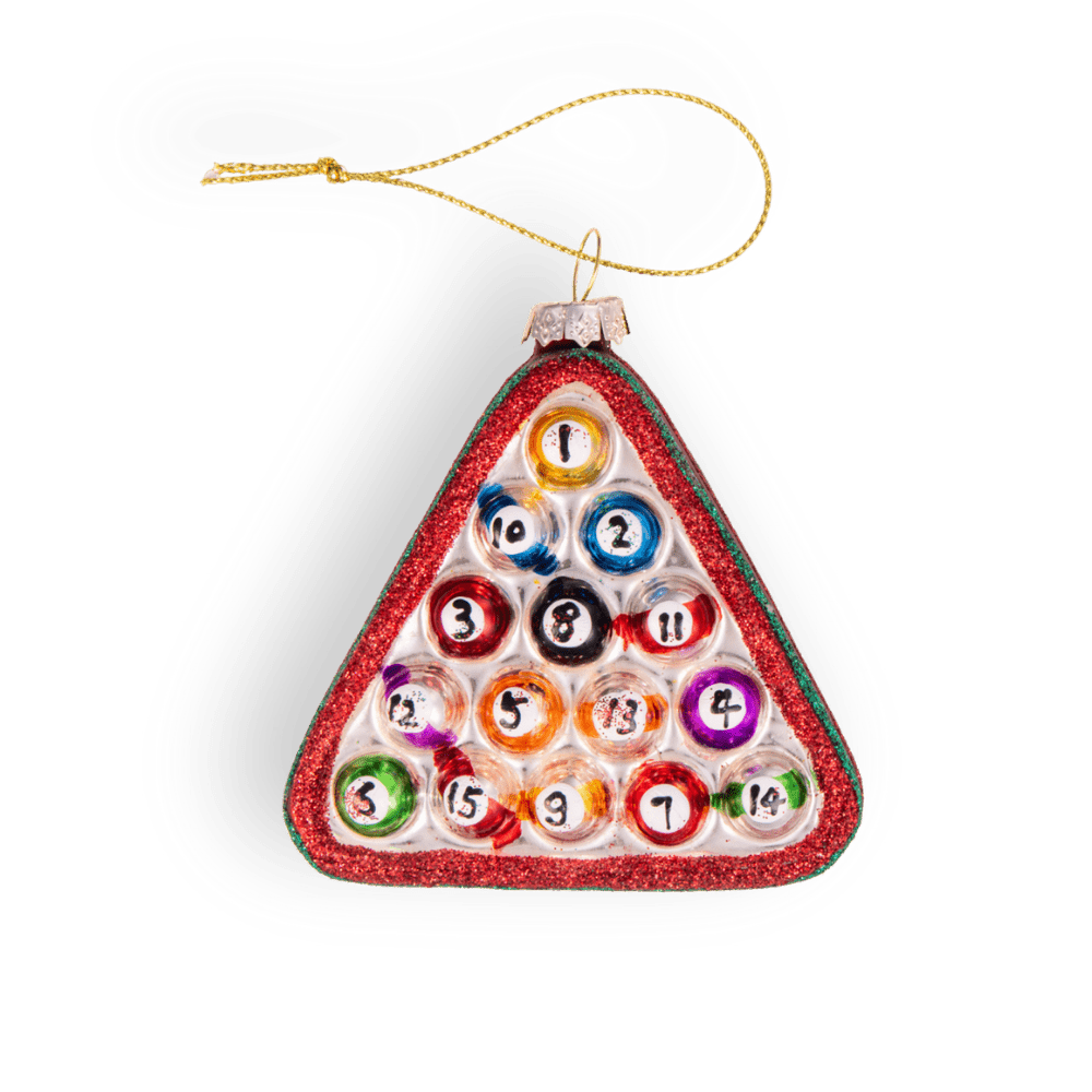 Billiards Rack Ornaments