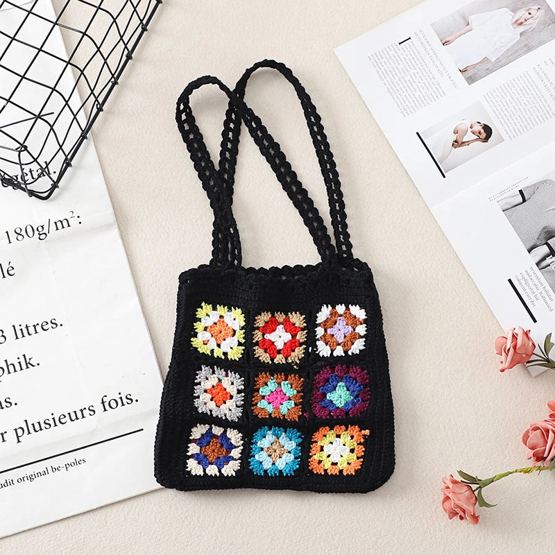 Granny Square Crochet Bag