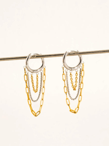 Vianne Multi Chain Drop Earrings
