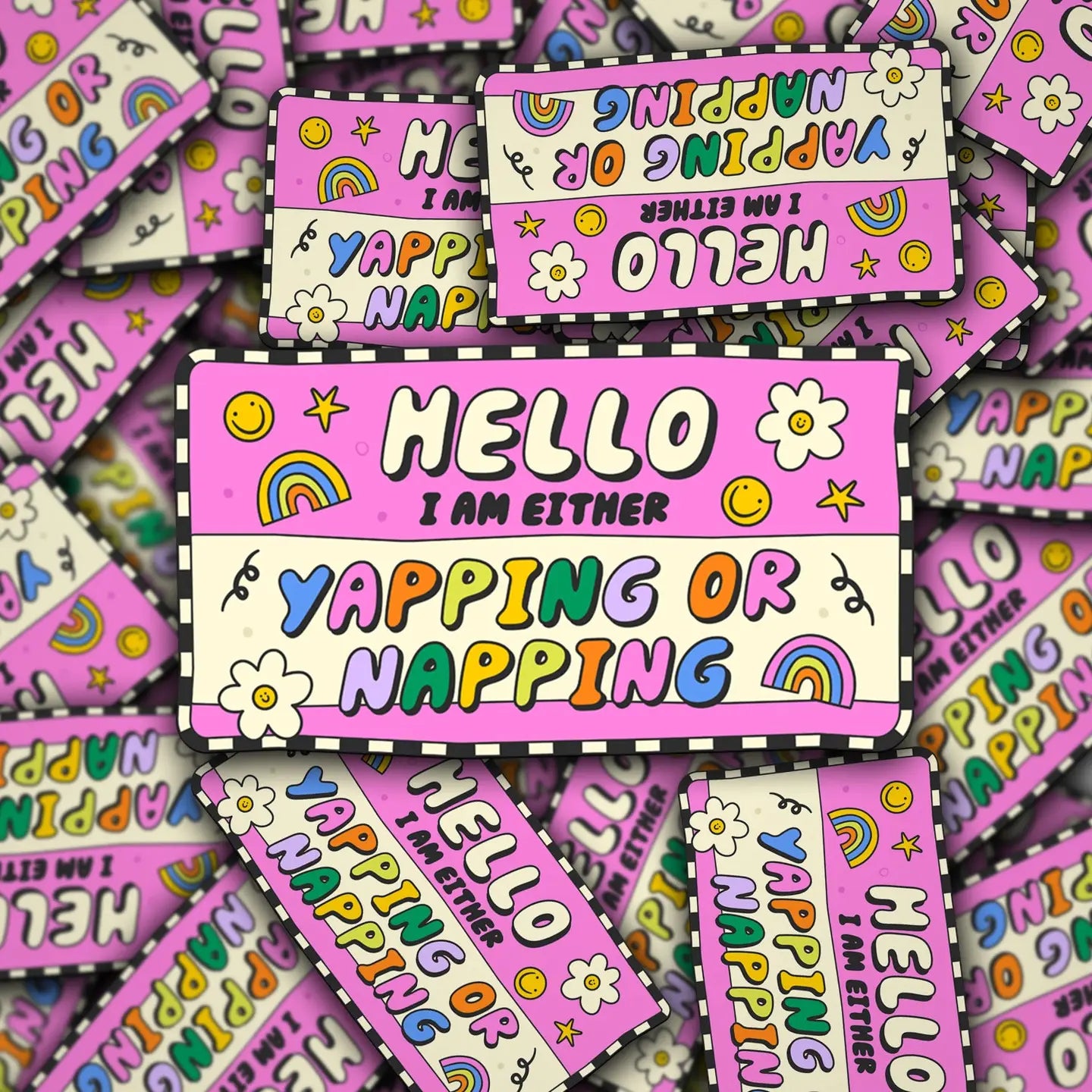 Yapping or Napping Sticker