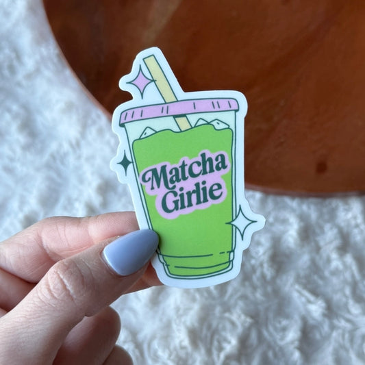 Matcha Girlie Sticker