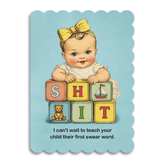 First Swear Word Card