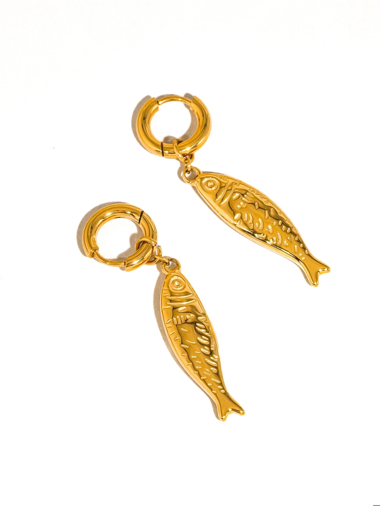 Nibe Fish Hoop Earrings