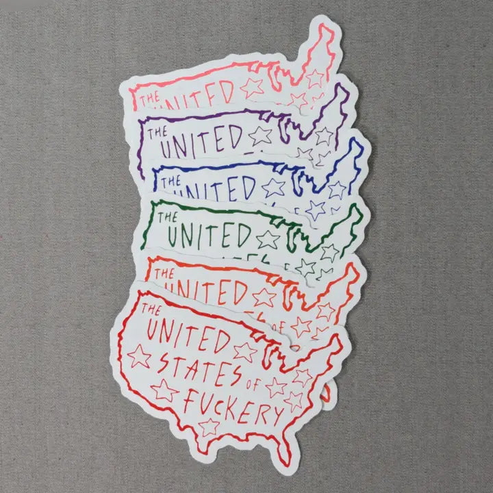 United States of Fuckery Sticker
