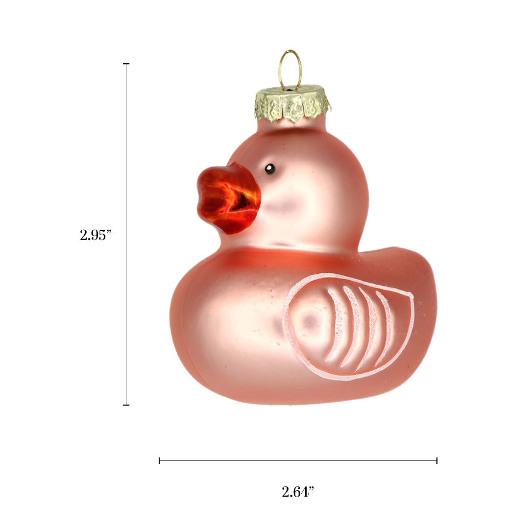 Pink Duckie Ornaments