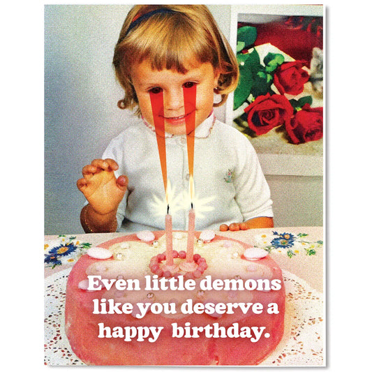 Little Demons Birthday Card