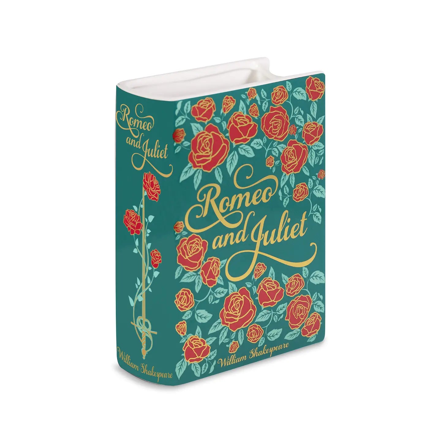 Romeo and Juliet Book Vase